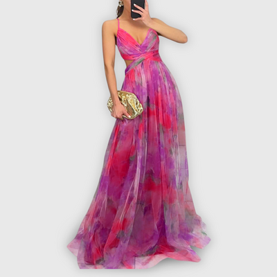 Dora | Ručno izrađena vrhunska maksi haljina