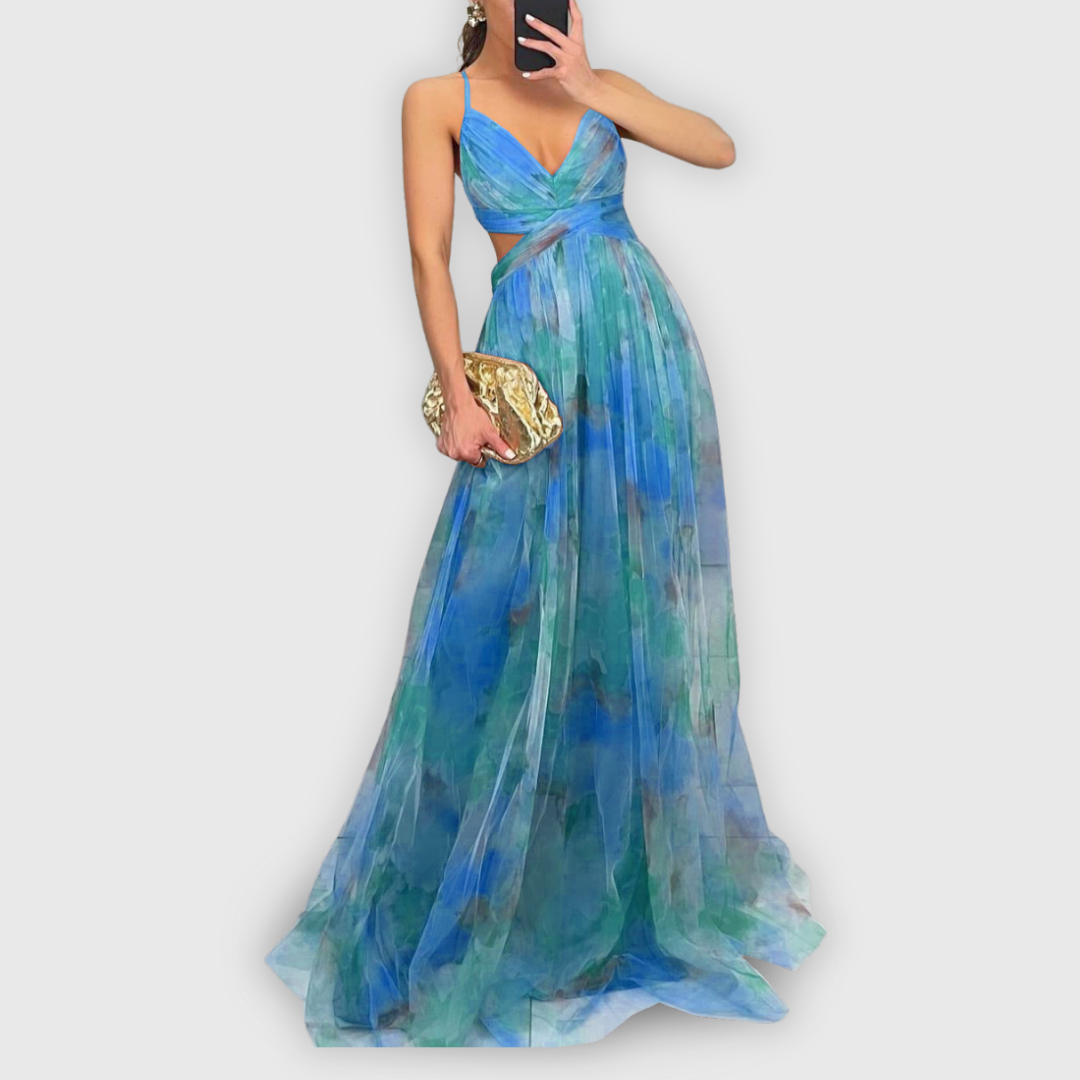 Dora | Ručno izrađena vrhunska maksi haljina