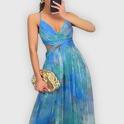 Dora | Ručno izrađena vrhunska maksi haljina