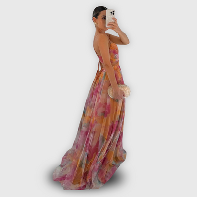 Dora | Ručno izrađena vrhunska maksi haljina