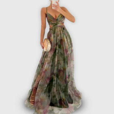 Dora | Ručno izrađena vrhunska maksi haljina