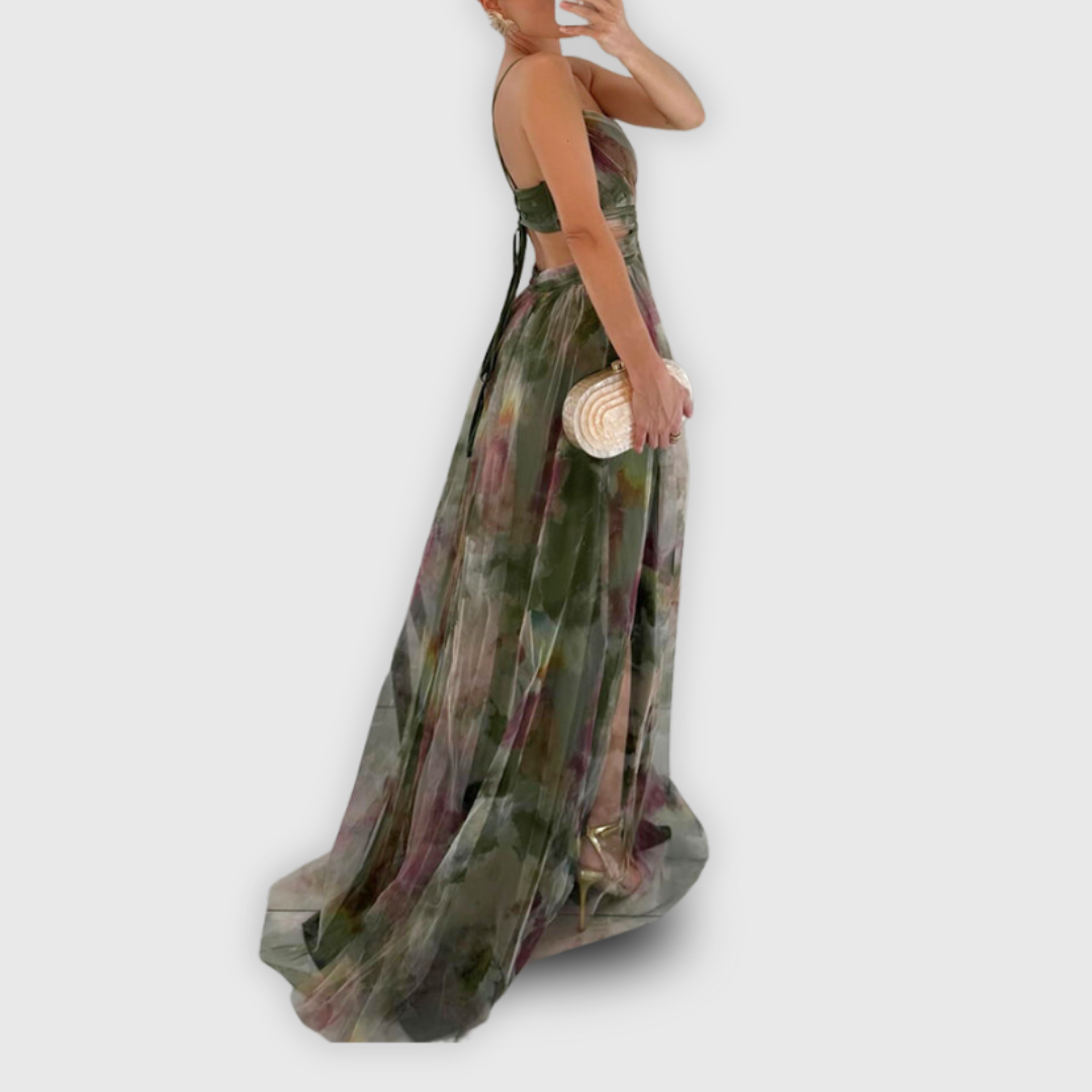 Dora | Ručno izrađena vrhunska maksi haljina