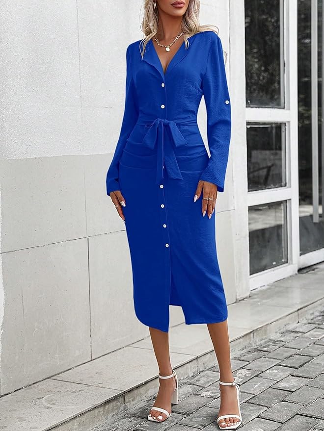 Olivia™ - Elegantna haljina na kopčanje