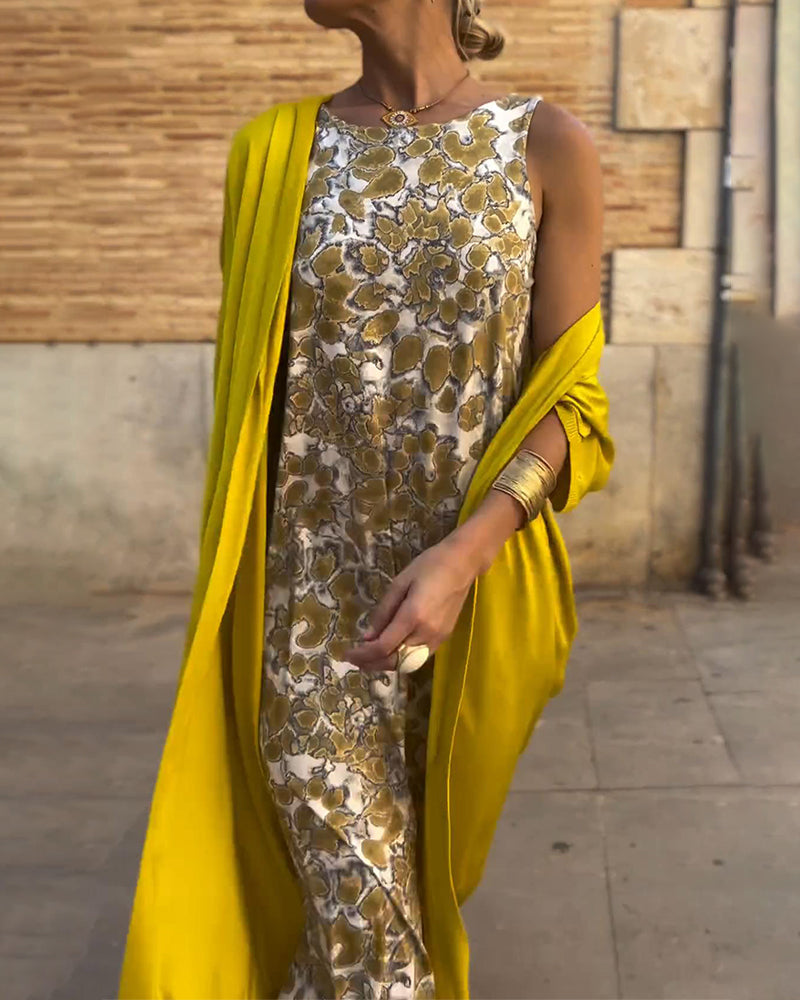 Olivia™ - Elegantna duga haljina s odgovarajućim kardiganom