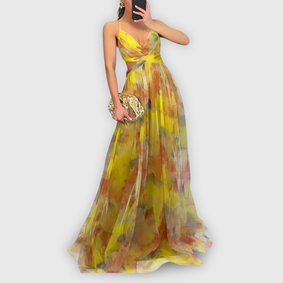 Dora | Ručno izrađena vrhunska maksi haljina