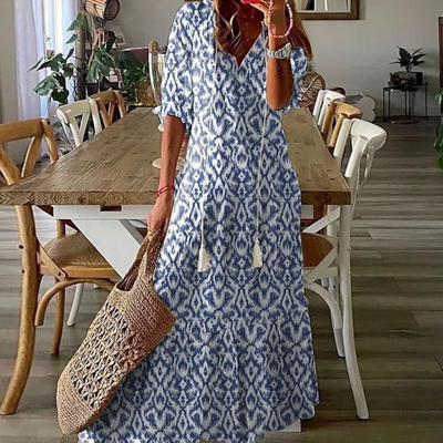 Dianna | Boho haljina koja prekriva trbuh 