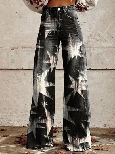 Mia™ - Hlače visokog struka i širokih nogavica